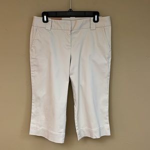 NWT J.Crew Factory | Stretch chinos favorite fit cropped | Stone | Size 6